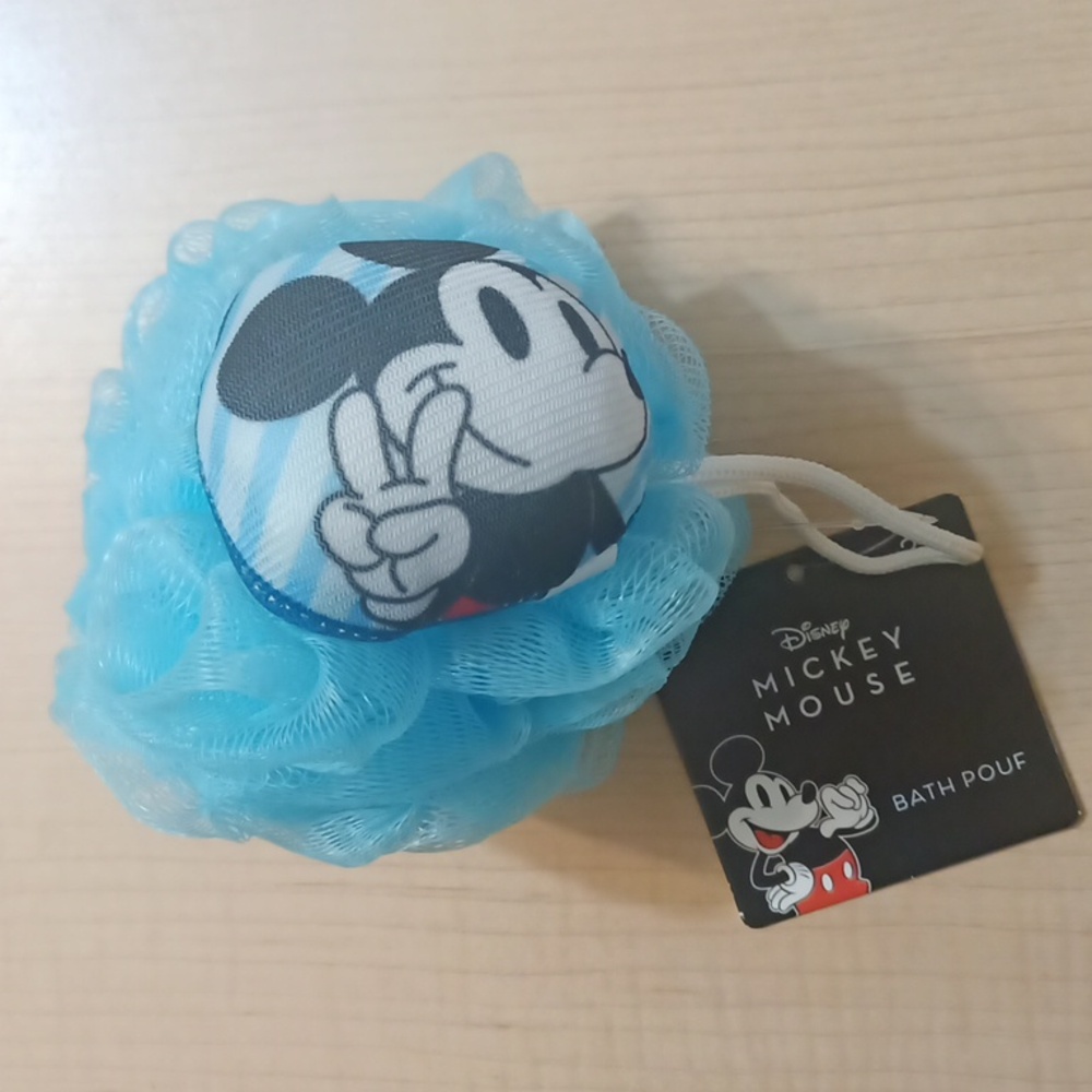 *2/$10* Mickey Mouse Shower Bath Pouf Wash Cloth Sponge